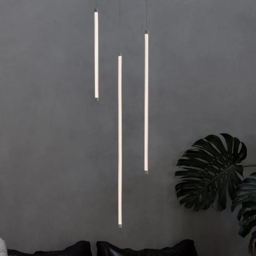 Lampade A Sospensione-Ideal Lux Lampada a sospensione tubix led 3000k 50cm