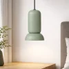 Lampade A Sospensione-Selezionato da Mazzolaluce Lampada a sospensione verde satinato di ceramica