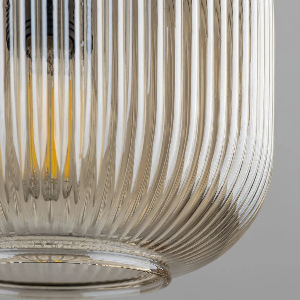 Lampade A Sospensione-Selezionato da Mazzolaluce lampada a sospensione vetro ambra verde stile contemporaneo