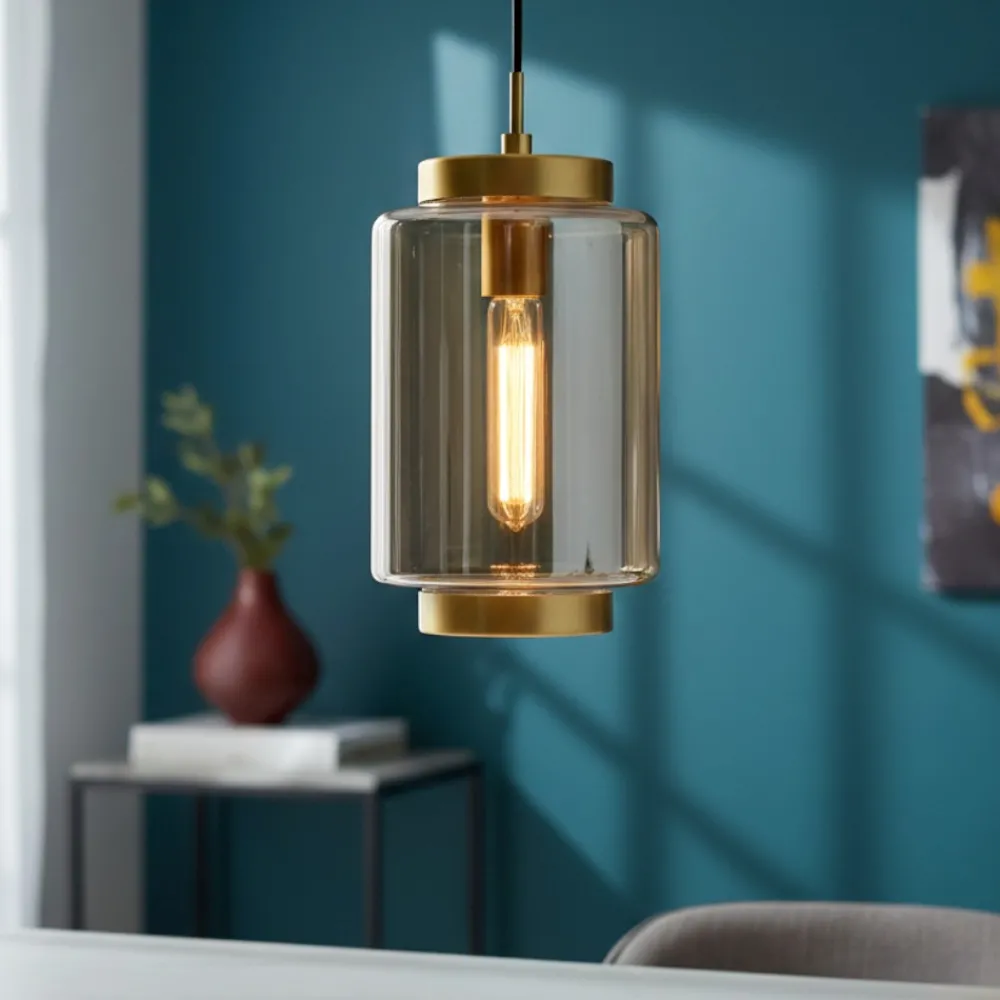 Lampade A Sospensione-Selezionato da Mazzolaluce Lampada a sospensione vetro bronzo design