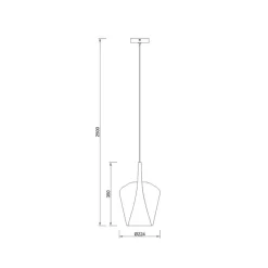 Lampade A Sospensione-Selezionato da Mazzolaluce Lampada a sospensione vetro cromo design luce pendente