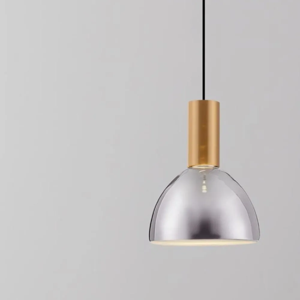 Lampade A Sospensione-Selezionato da Mazzolaluce Lampada a sospensione vetro fume led 3000k