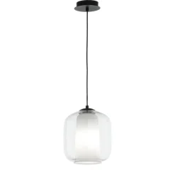 Lampade A Sospensione-Ondaluce Lampada a sospensione vetro trasparente so verve 2