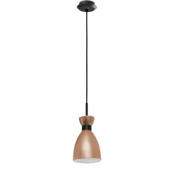 Lampade A Sospensione-Selezionato da Mazzolaluce Lampada a sospensione vintage per soggiorno rame