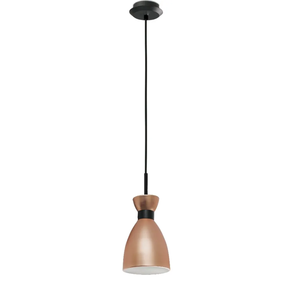 Lampade A Sospensione-Selezionato da Mazzolaluce Lampada a sospensione vintage per soggiorno rame