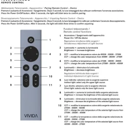 Lampade A Sospensione-Vivida International Lampada a sospensione vivida bottone sabbia dimmerabile con telecomando