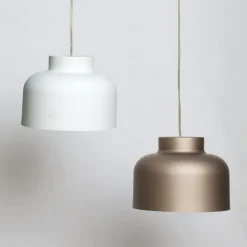 Lampade A Sospensione-Vivida International Lampada a sospensione vivida bottone sabbia dimmerabile con telecomando