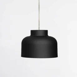 Lampade A Sospensione-Vivida International Lampada a sospensione vivida bottone nero led biemissione dimmerabile con telecomando