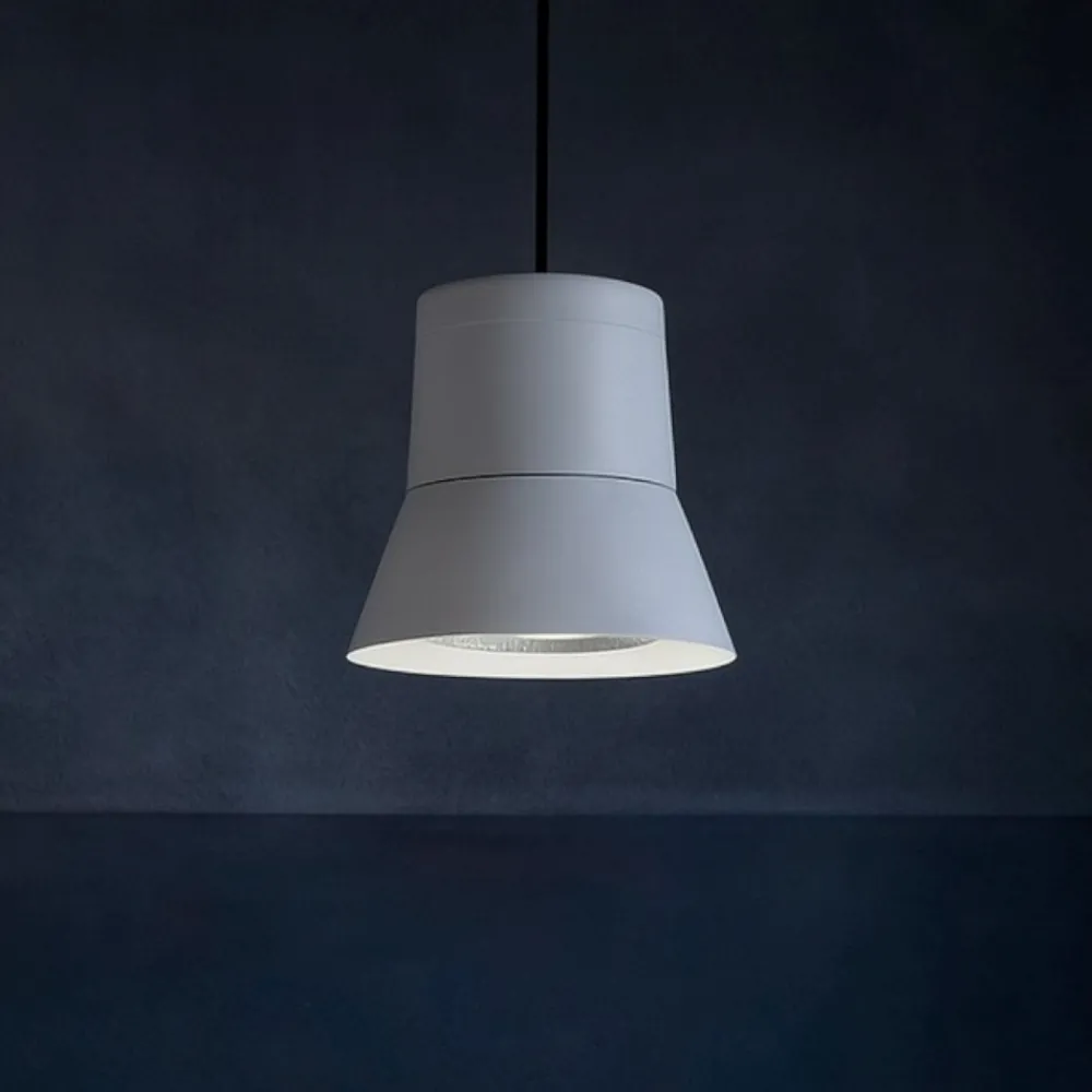 Lampade A Sospensione-Vivida International Lampada bianca a sospensione moderna led 6w 3000k vivida cloche