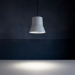 Lampade A Sospensione-Vivida International Lampada bianca a sospensione moderna led 6w 3000k vivida cloche