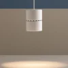 Lampade A Sospensione-Gea Luce Lampada cilindrica a sospensione per isola bianco led 15w 3000k fp