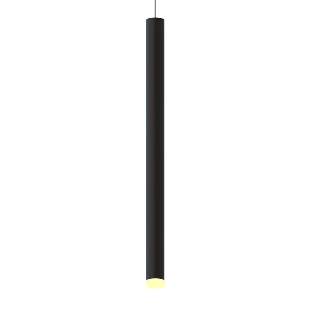 Lampade A Sospensione-Selezionato da Mazzolaluce Lampada cilindro nero sospensione led 6w 3000k
