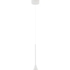Lampade A Sospensione-Selezionato da Mazzolaluce Lampada cono pendente a sospensione bianco led dimmerabile