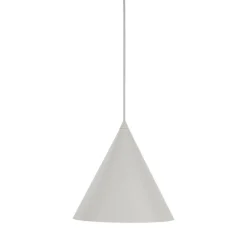 Lampade A Sospensione-Selezionato da Mazzolaluce Lampada cono sospensione beige 25cm