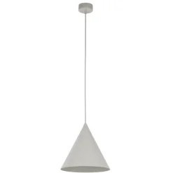 Lampade A Sospensione-Selezionato da Mazzolaluce Lampada cono sospensione beige 25cm