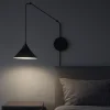 Applique Camera Da Letto-Selezionato da Mazzolaluce Lampada da comodino a parete applique nero fp