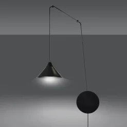 Applique Camera Da Letto-Selezionato da Mazzolaluce Lampada da comodino a parete applique nero fp