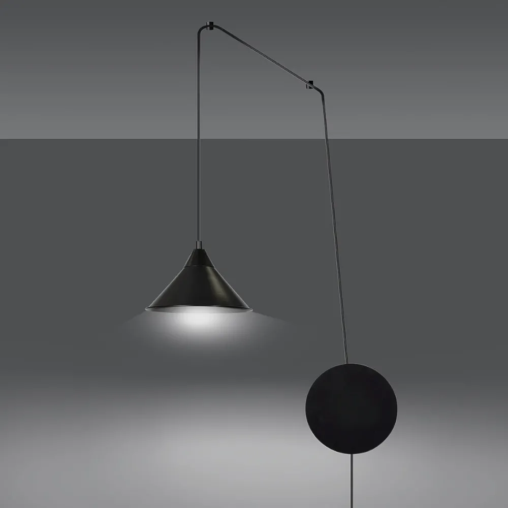 Applique Camera Da Letto-Selezionato da Mazzolaluce Lampada da comodino a parete applique nero fp