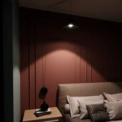 Applique Camera Da Letto-Selezionato da Mazzolaluce Lampada da comodino a parete applique nero fp