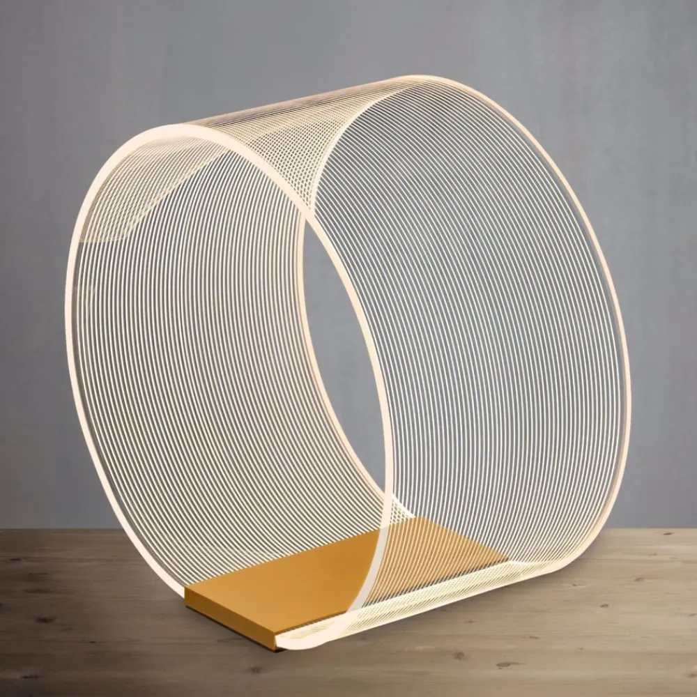 Abat Jour-Selezionato da Mazzolaluce Lampada da comodino design moderna abat jour oro