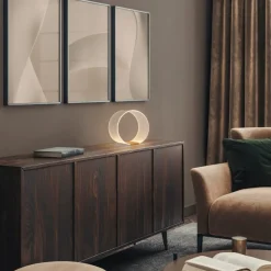 Abat Jour-Selezionato da Mazzolaluce Lampada da comodino design moderna abat jour oro