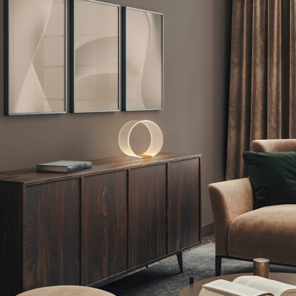 Abat Jour-Selezionato da Mazzolaluce Lampada da comodino design moderna abat jour oro