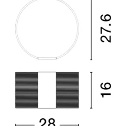 Abat Jour-Selezionato da Mazzolaluce Lampada da comodino design moderna abat jour oro