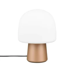Abat Jour-Selezionato da Mazzolaluce Lampada da comodino moderna colore caffe per camera da letto