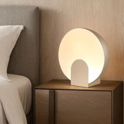 Abat Jour-Selezionato da Mazzolaluce Lampada da comodino moderna moderna oro led 5w 3000k