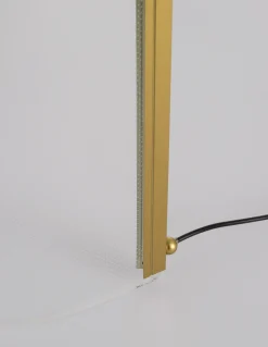 Abat Jour-Selezionato da Mazzolaluce Lampada da comodino moderna vela oro per camera da letto