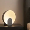 Abat Jour-Selezionato da Mazzolaluce Lampada da comodino nera design moderna led 12w 3000k