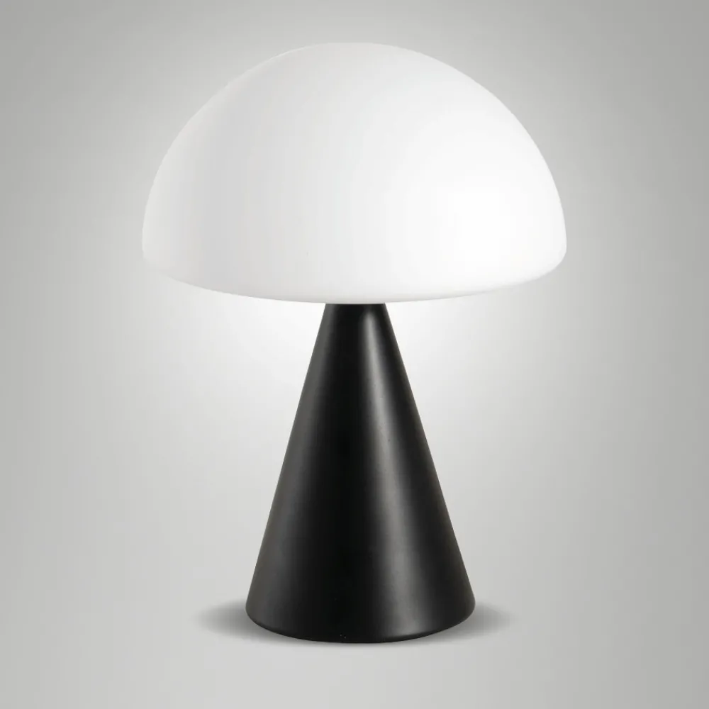 Abat Jour-Fabas Luce Lampada da comodino nera design moderno blip