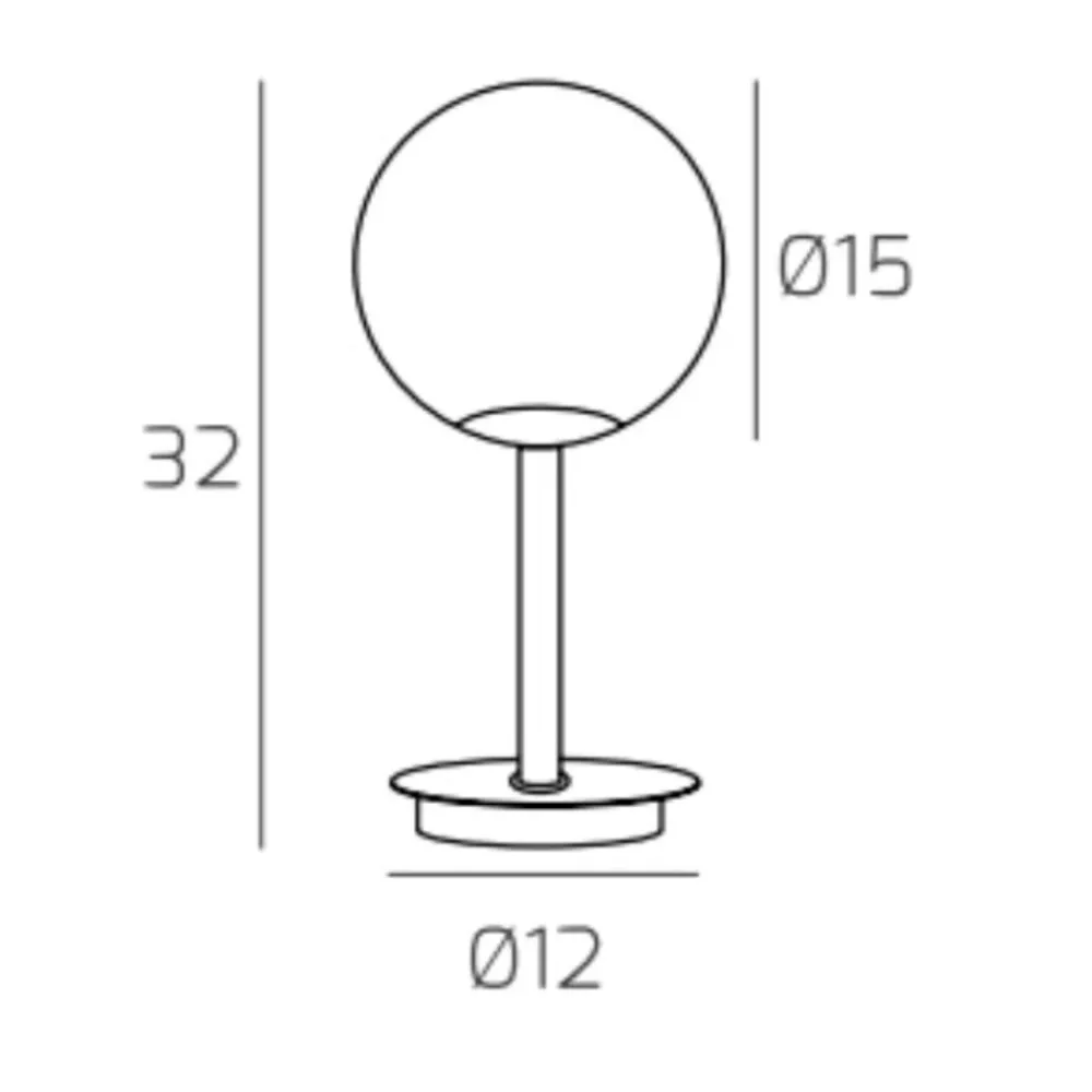 Abat Jour-Top Light Lampada da comodino oro ottone nero clear
