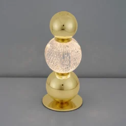 Abat Jour-Selezionato da Mazzolaluce Lampada da comodino oro per camera da letto contemporanea