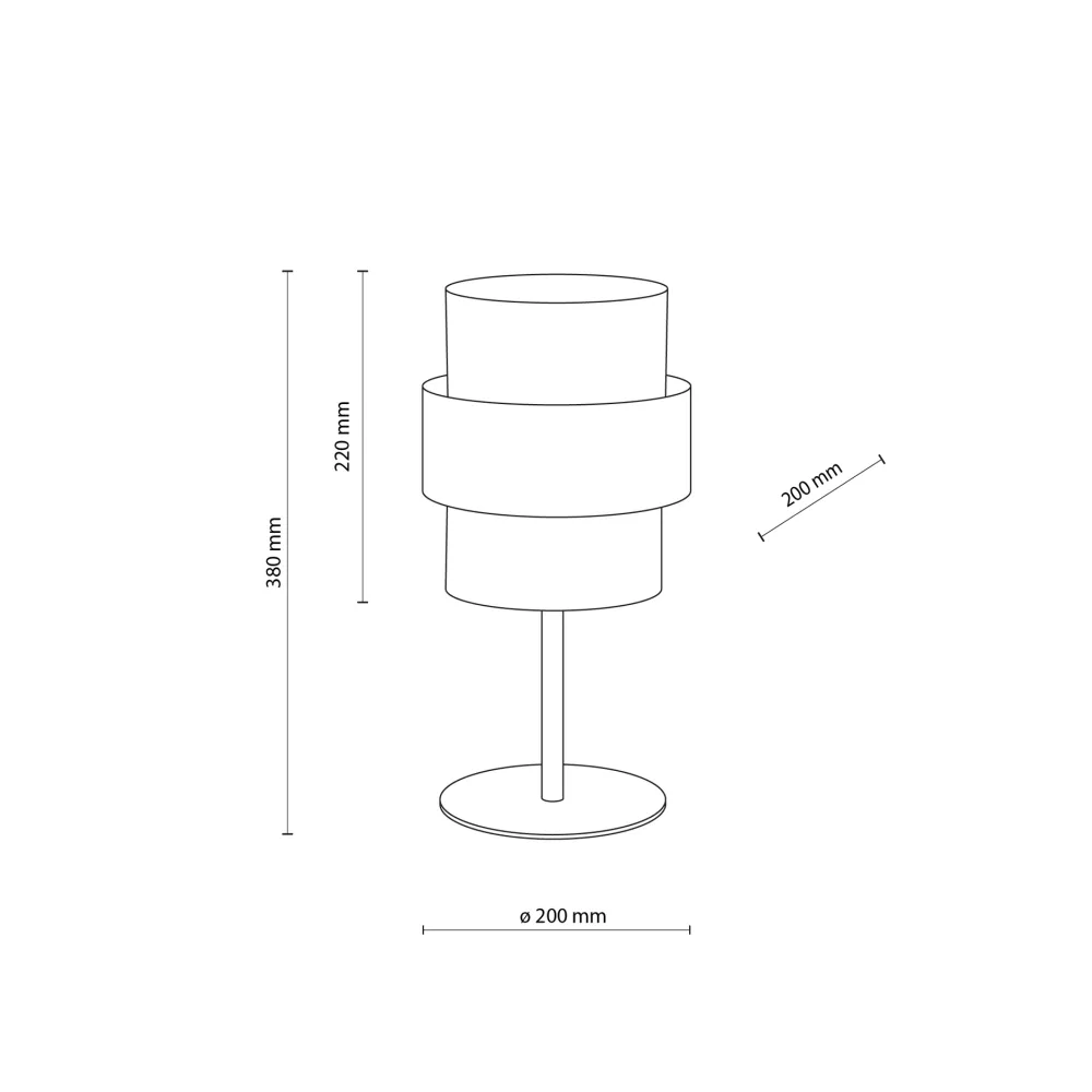 Abat Jour-Selezionato da Mazzolaluce Lampada da comodino paralume tessuto bianco moderna per camera da letto