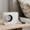 Abat Jour-Selezionato da Mazzolaluce Lampada da comodino portatile moderna macchina fotografica bianca