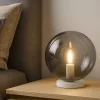 Abat Jour-Top Light Lampada da comodino toplight eclipse moderna vetro fume