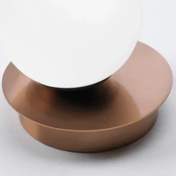 Abat Jour-Vivida International Lampada da comodino vivida pearl abat-jour oro rosa led 4w 3000k