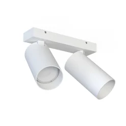 Plafoniere Moderne-Selezionato da Mazzolaluce Lampada da cucina con 2 faretti led orientabili bianchi