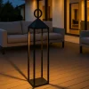 Lampade Da Esterno Giardino-Selezionato da Mazzolaluce Lampada da esterno led portatile lanterna antracite
