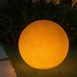 Lampade Da Esterno Giardino-Linea Light Lampada da esterno sfera 55cm ip65 da giardino ligneo oh! mars