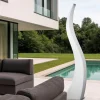 Lampade Da Esterno Giardino-Selezionato da Mazzolaluce Lampada da giardino 168cm bianca per esterno design moderna