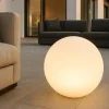 Lampade Da Esterno Giardino-Linea Light Lampada da giardino sfera bianca 55cm oh! garden
