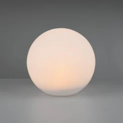 Lampade Da Esterno Giardino-Selezionato da Mazzolaluce Lampada da giardino sfera con picchetto solare led rgb 30cm ip65