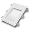 Applique Da Parete-Selezionato da Mazzolaluce Lampada da incasso a parete applique di gesso led cristaly 16,5w 4000k