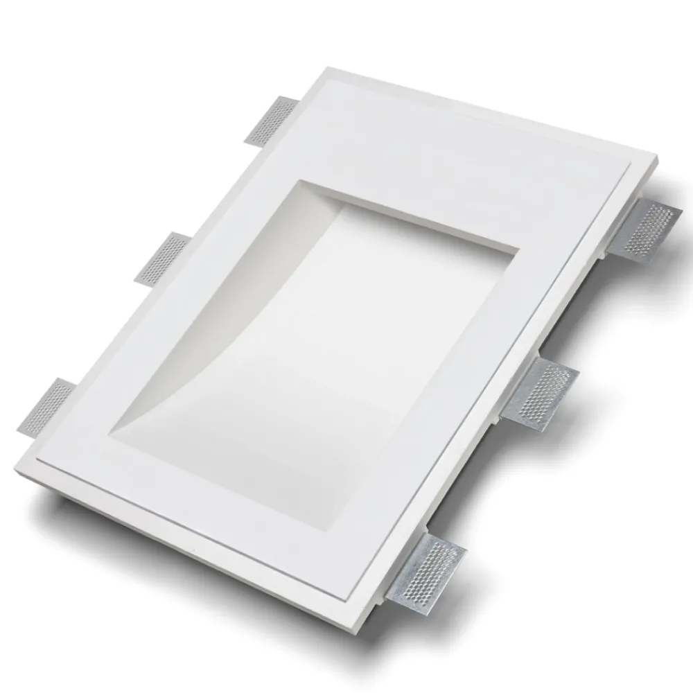 Applique Da Parete-Selezionato da Mazzolaluce Lampada da incasso a parete applique di gesso led cristaly 16,5w 4000k