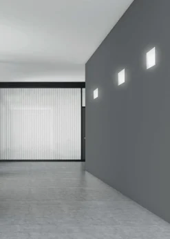 Applique Da Parete-Selezionato da Mazzolaluce Lampada da incasso a parete applique di gesso led cristaly 16,5w 4000k