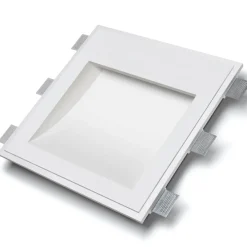 Applique Da Parete-Selezionato da Mazzolaluce Lampada da incasso a parete 16,5w 3000k in gesso led cristaly a filo muro
