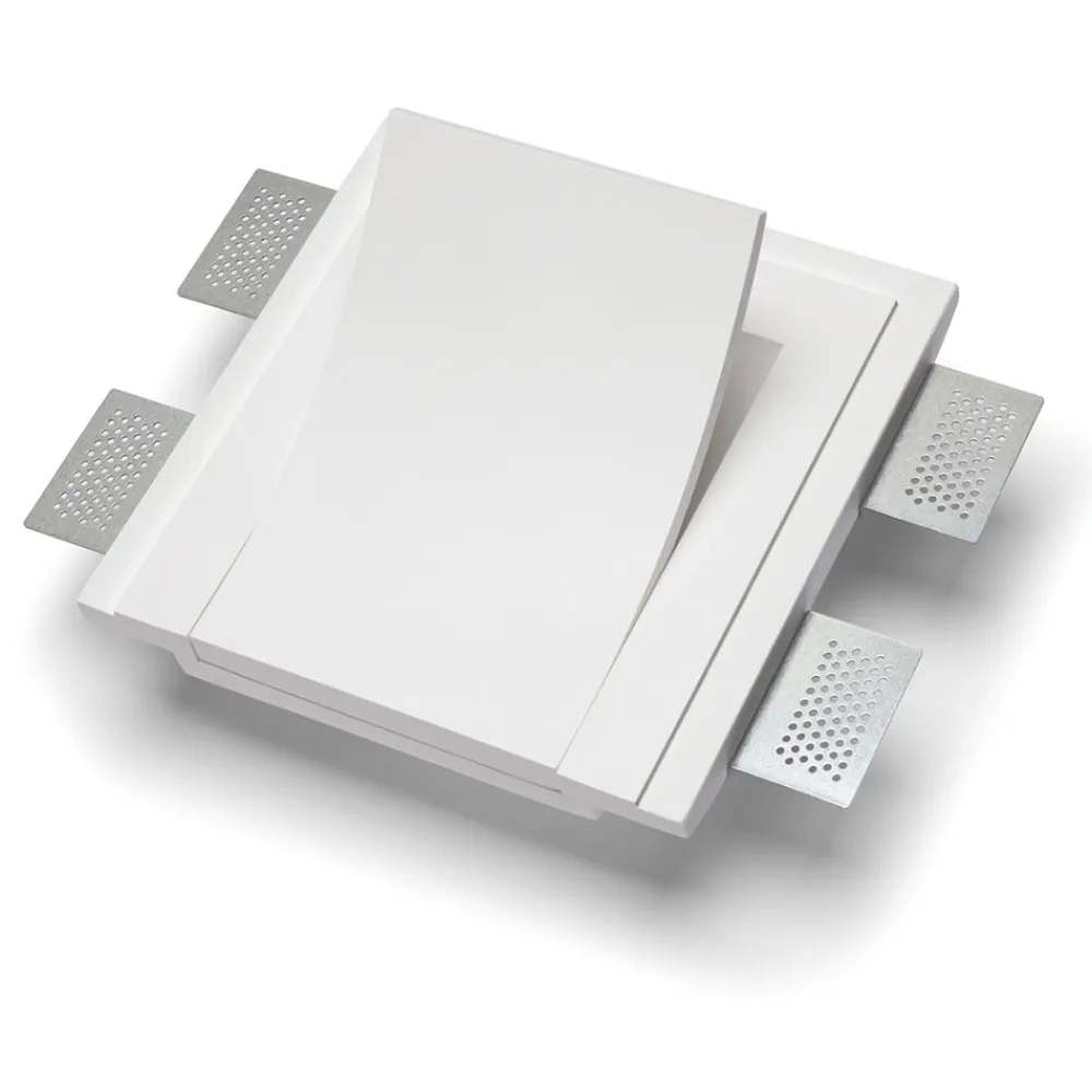 Applique Da Parete-Selezionato da Mazzolaluce Lampada da incasso filo parete di gesso led cristaly 21,5w 3000k