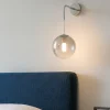 Applique Camera Da Letto-Top Light Lampada da letto applique toplight per comodino cromo vetro bronzo